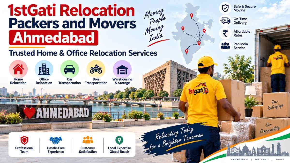 1stGati Relocation Packers and Movers Ahmedabad