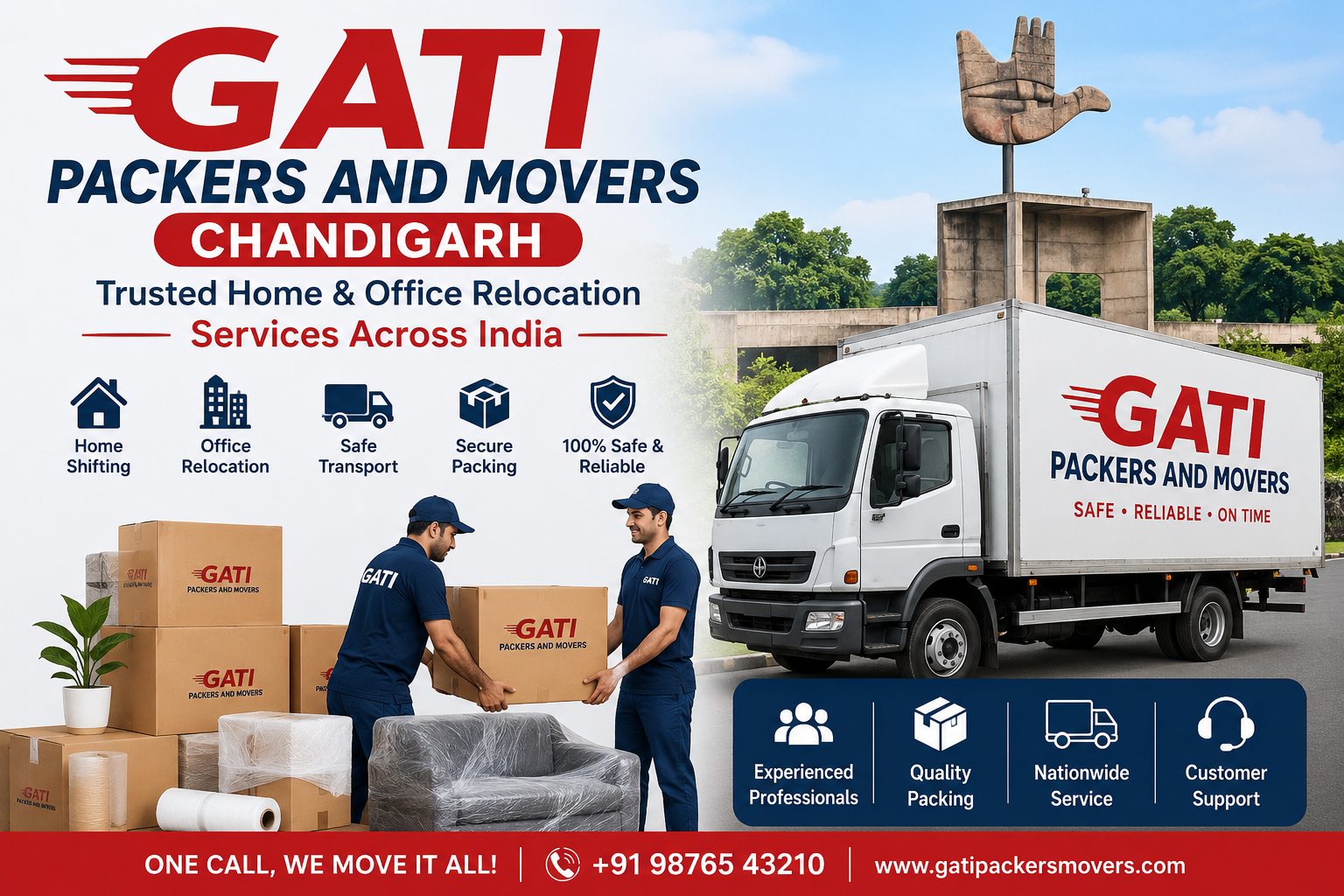 1st Gati Relocation Packers Chandigarh